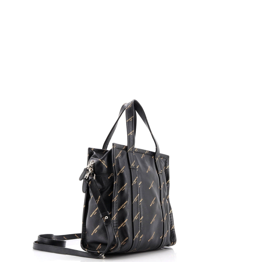 Bazar Logo Convertible Tote Printed Leather XS