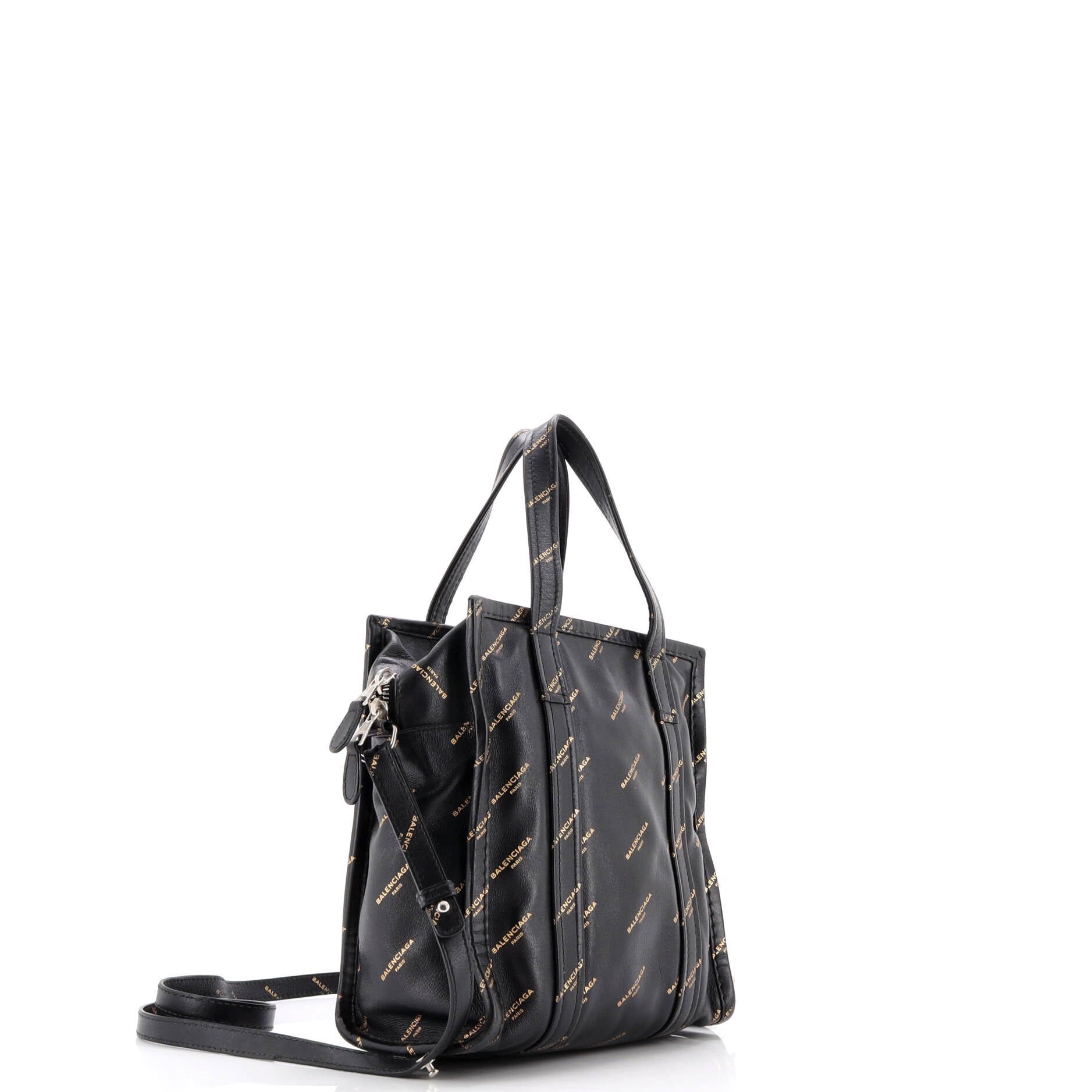 Bazar Logo Convertible Tote Printed Leather XS