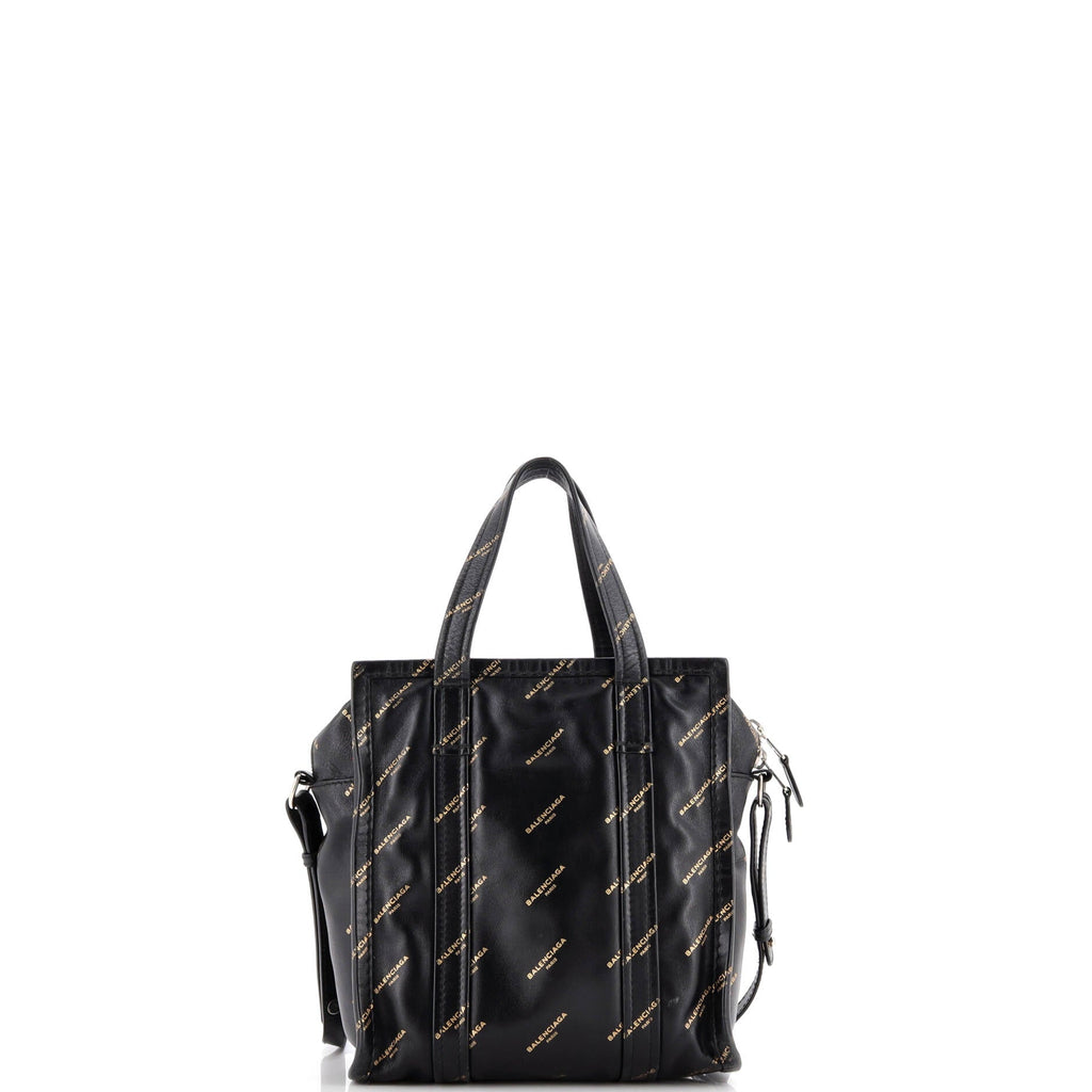 Bazar Logo Convertible Tote Printed Leather XS