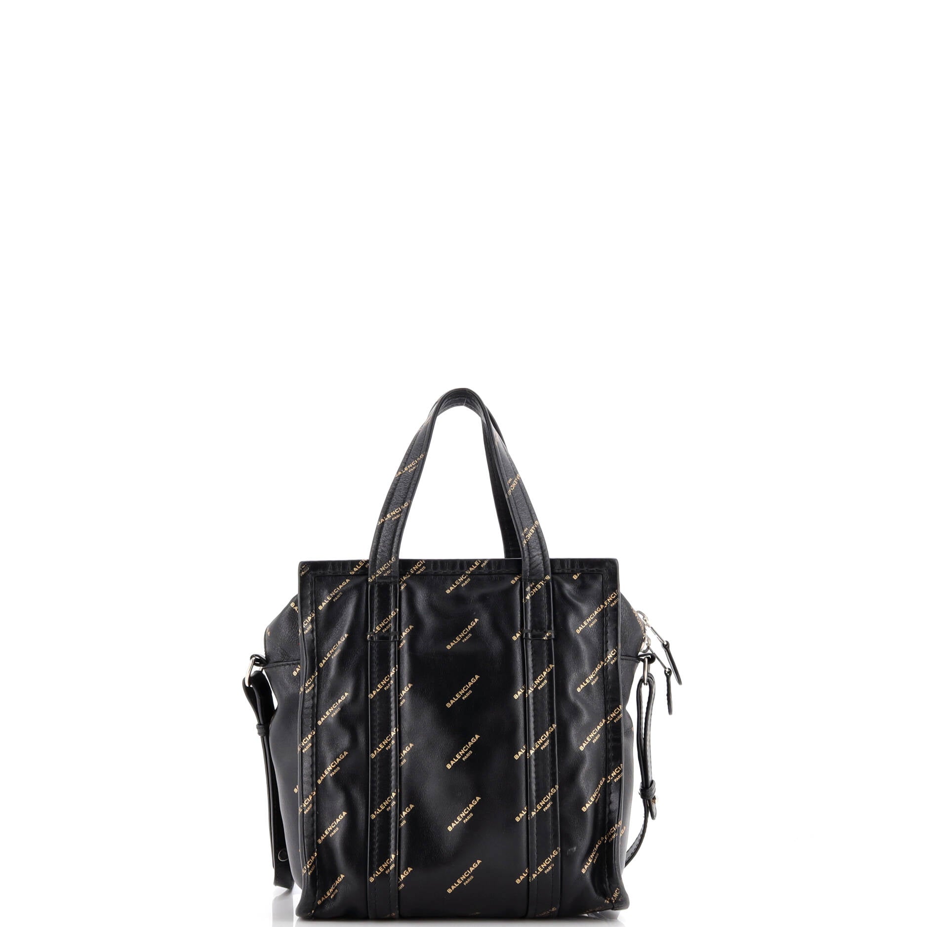 Bazar Logo Convertible Tote Printed Leather XS