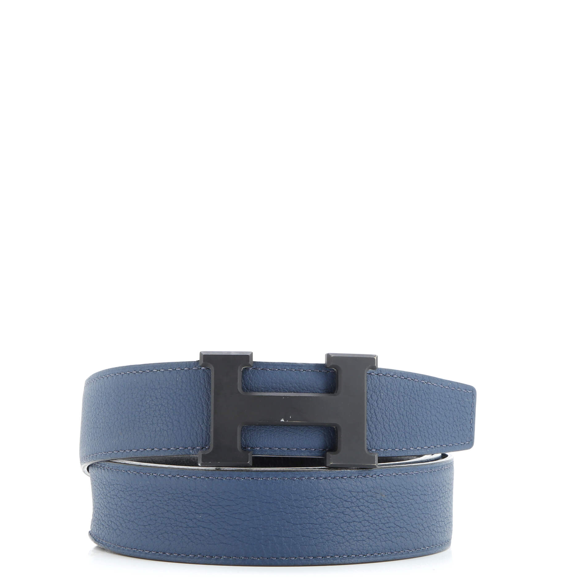 Constance Reversible Belt Leather with So Black Matte Hardware Wide