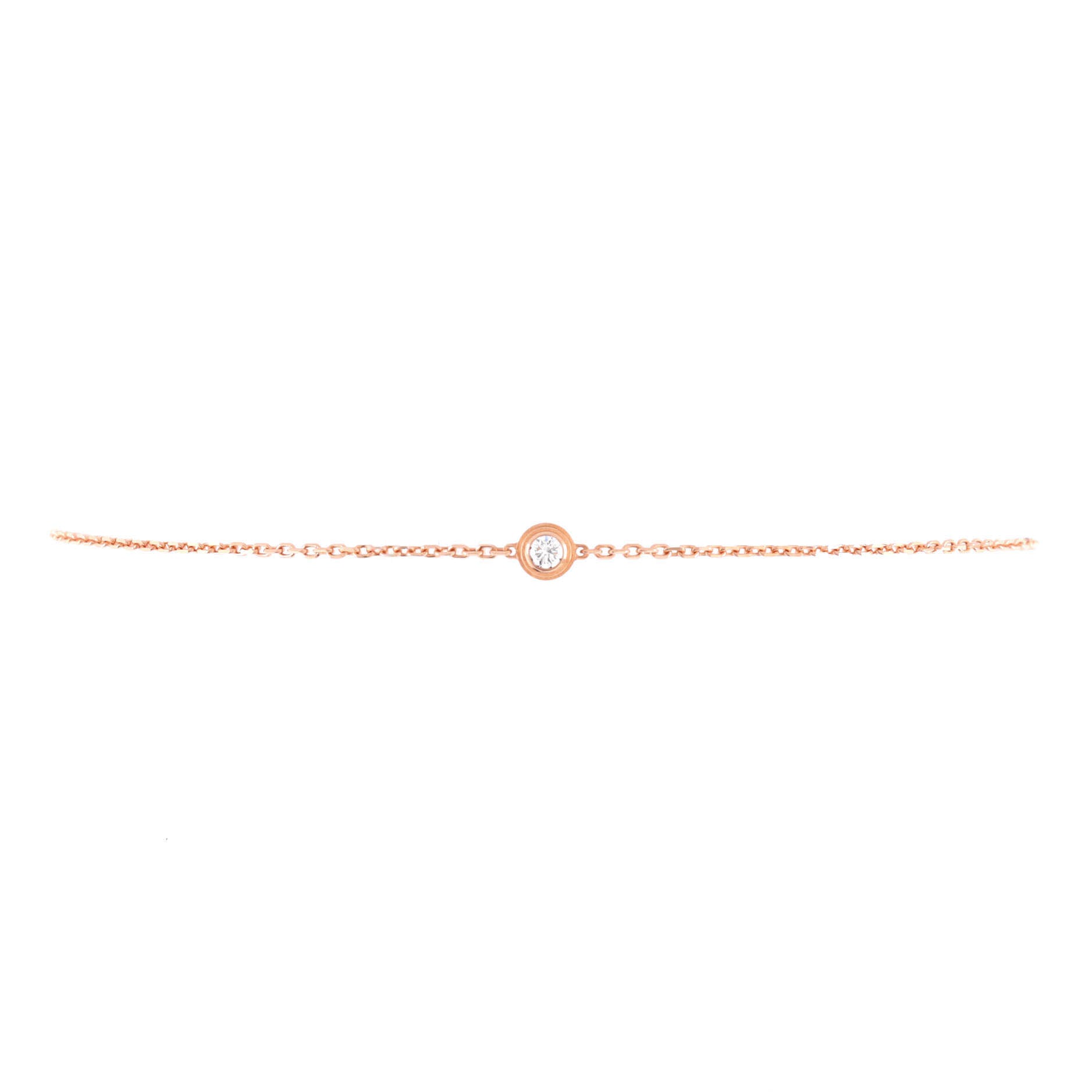 D'Amour Bracelet 18K Rose Gold and Diamond Small