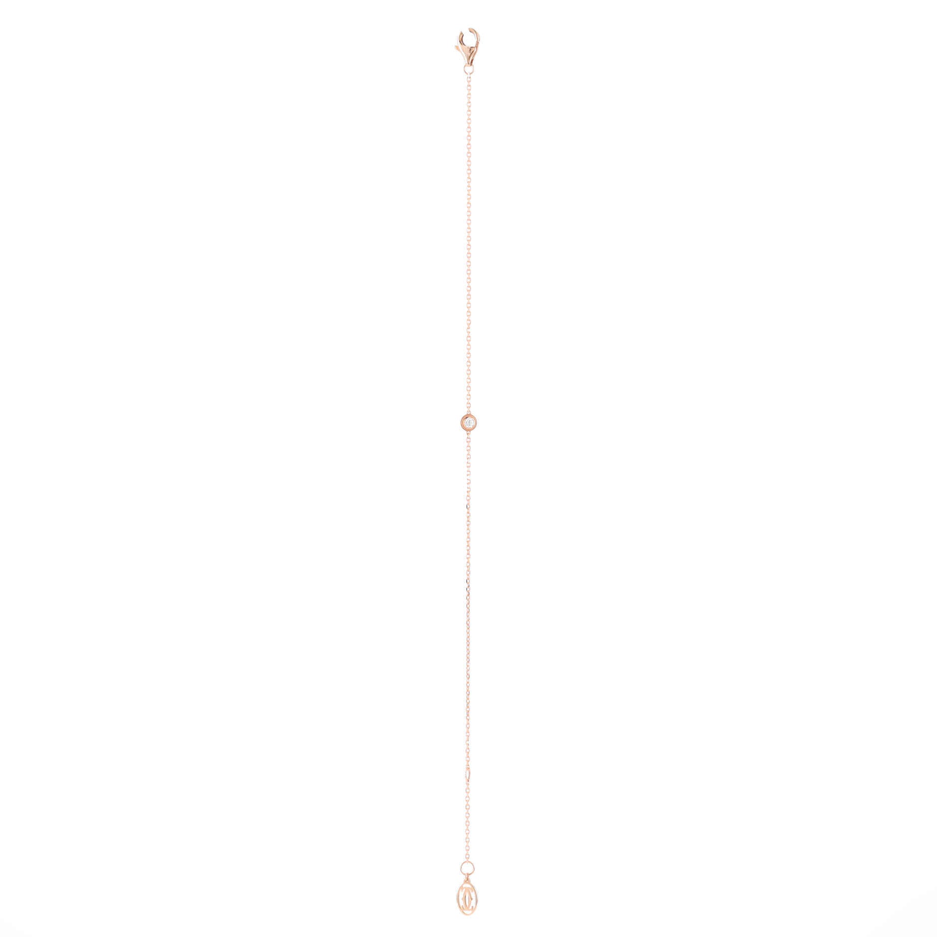 D'Amour Bracelet 18K Rose Gold and Diamond Small
