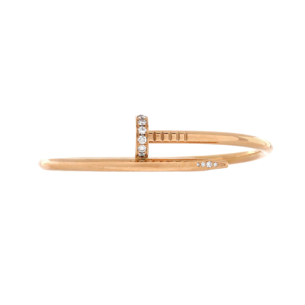 Juste un Clou Bracelet 18K Rose Gold with Diamonds Classic