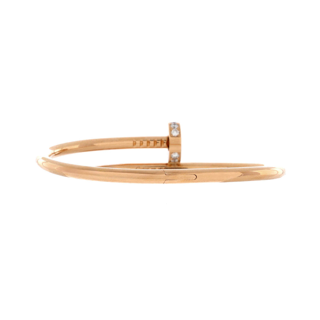 Juste un Clou Bracelet 18K Rose Gold with Diamonds Classic