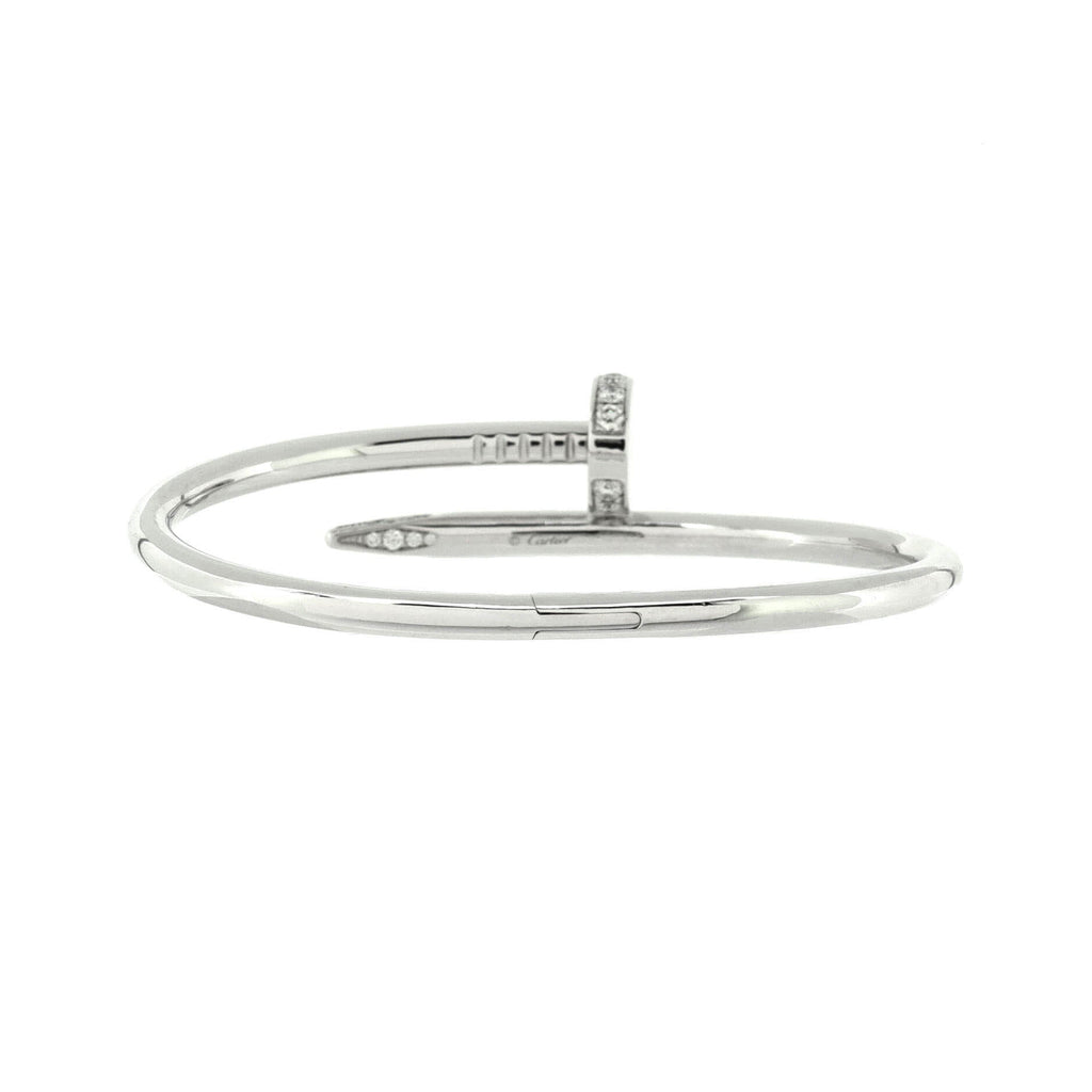 Juste un Clou Bracelet 18K White Gold with Diamonds Classic