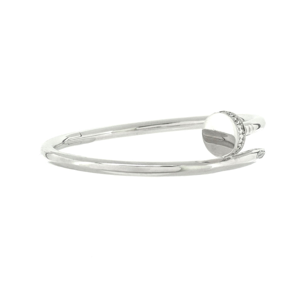 Juste un Clou Bracelet 18K White Gold with Diamonds Classic