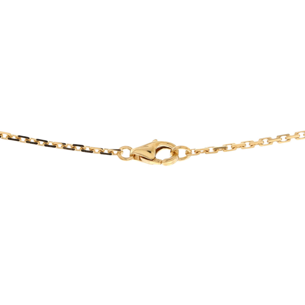 Love Interlocking Necklace 18K Yellow Gold and Diamonds