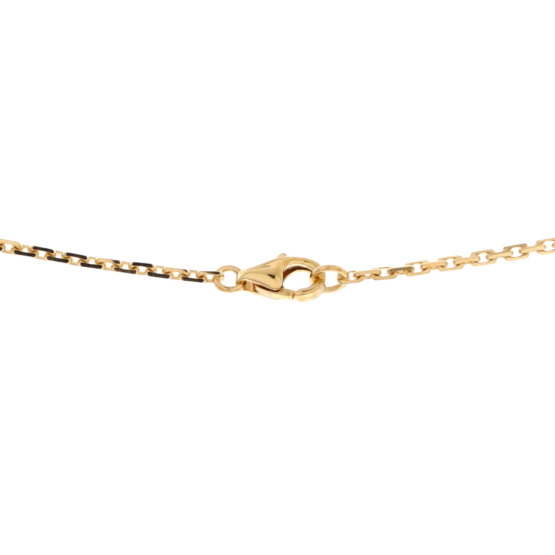 Love Interlocking Necklace 18K Yellow Gold and Diamonds