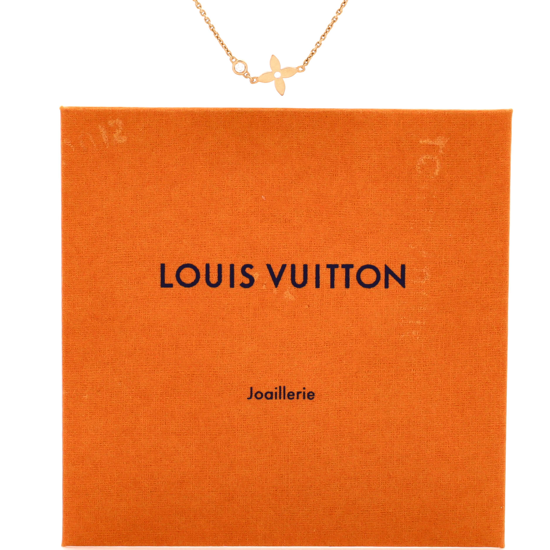 Monogram Idylle Necklace 18K Rose Gold with Diamond