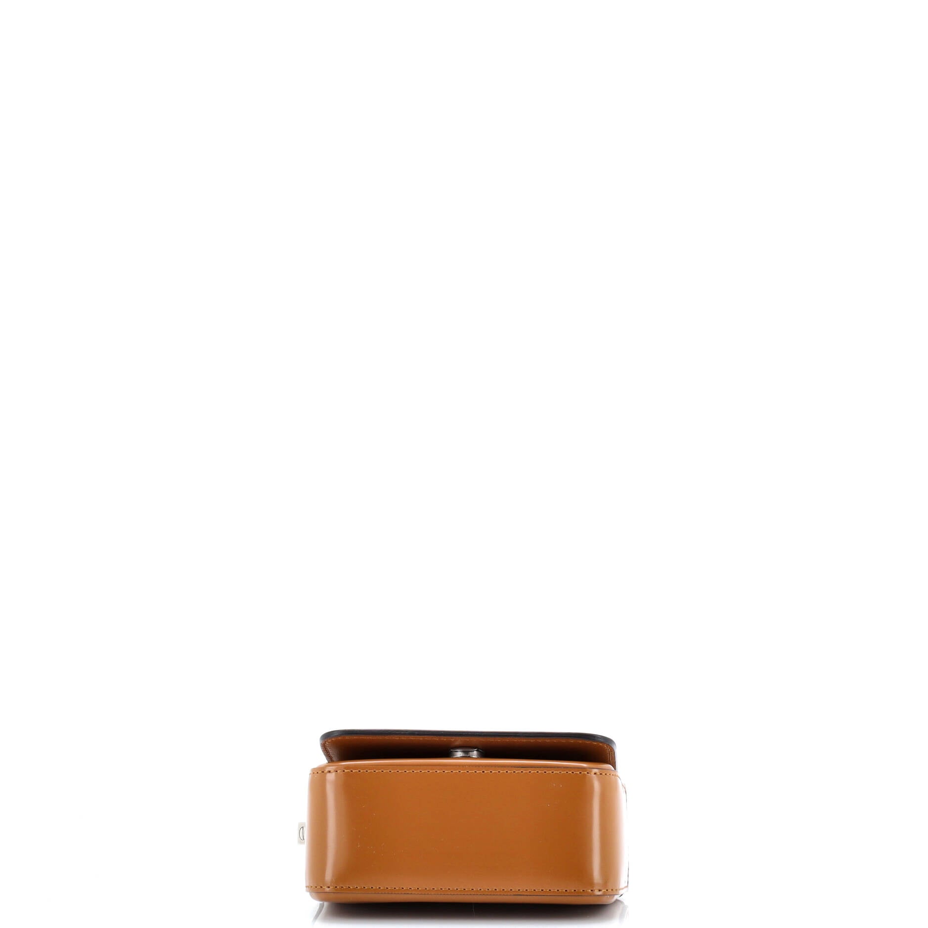 FF Chain Clutch Bag Leather Nano