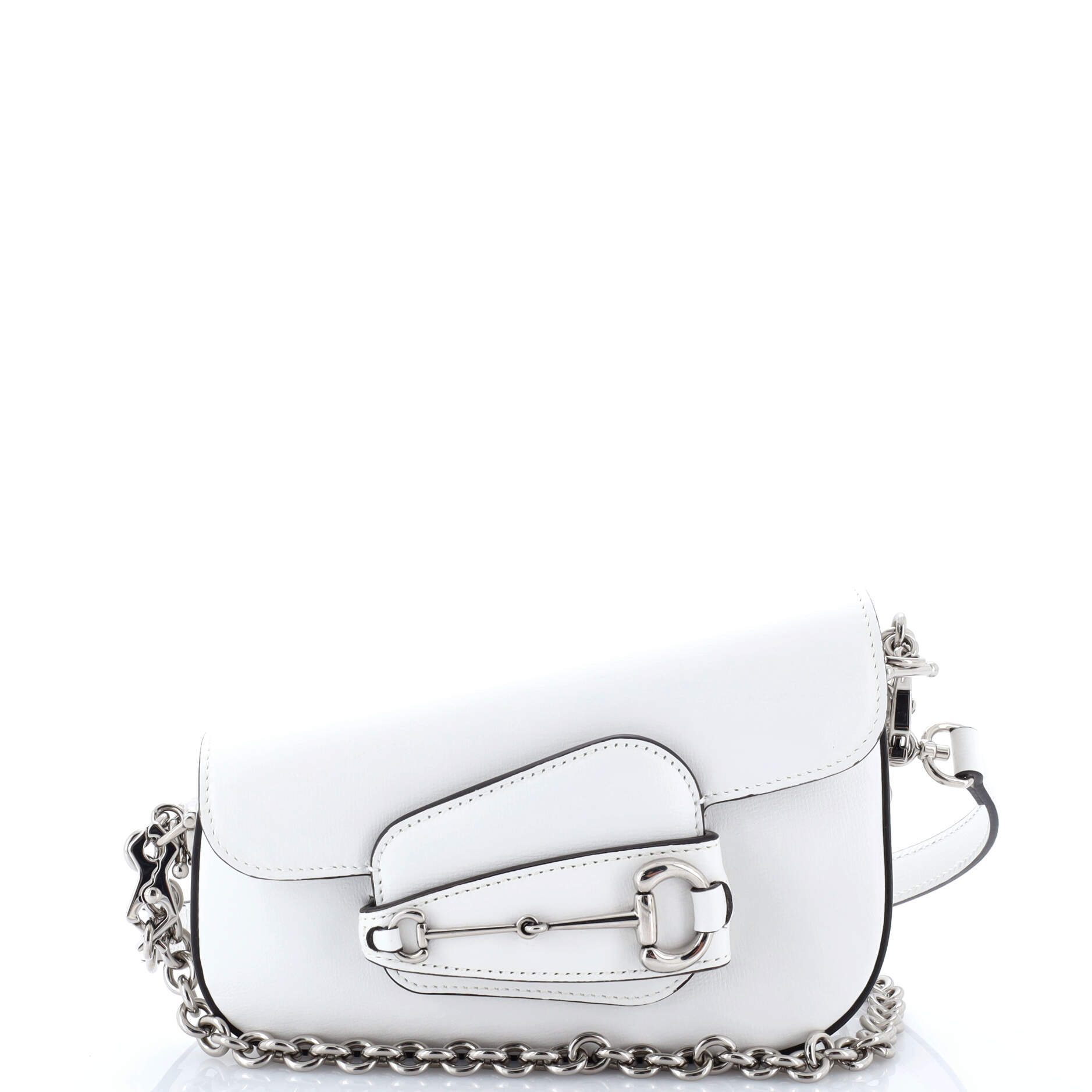 Horsebit 1955 Asymmetric Shoulder Bag Leather Mini