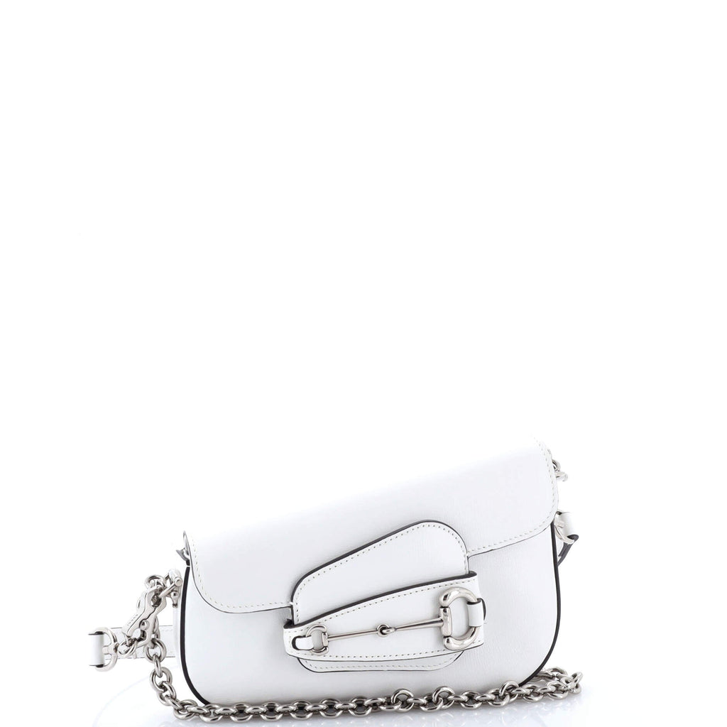 Horsebit 1955 Asymmetric Shoulder Bag Leather Mini