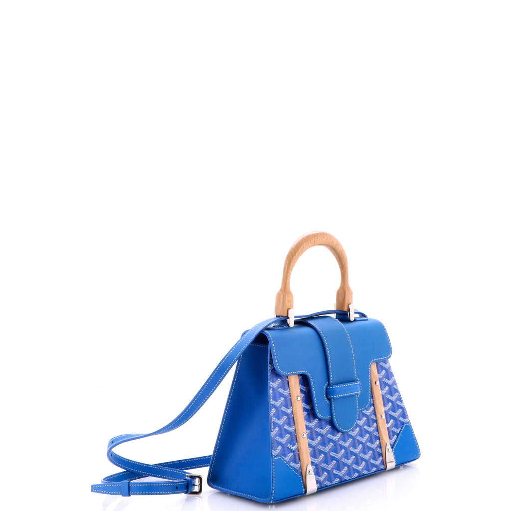 Saigon Top Handle Bag Coated Canvas with Leather PM