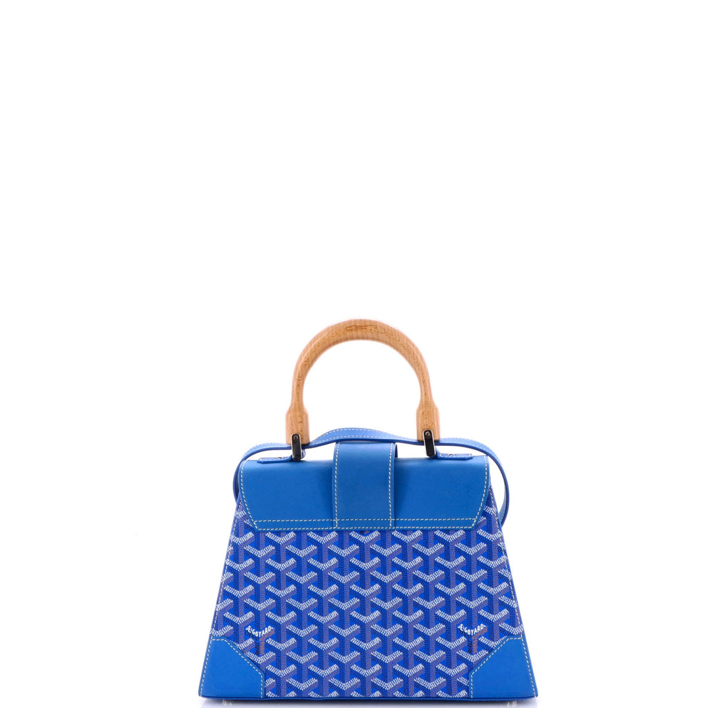 Saigon Top Handle Bag Coated Canvas with Leather PM