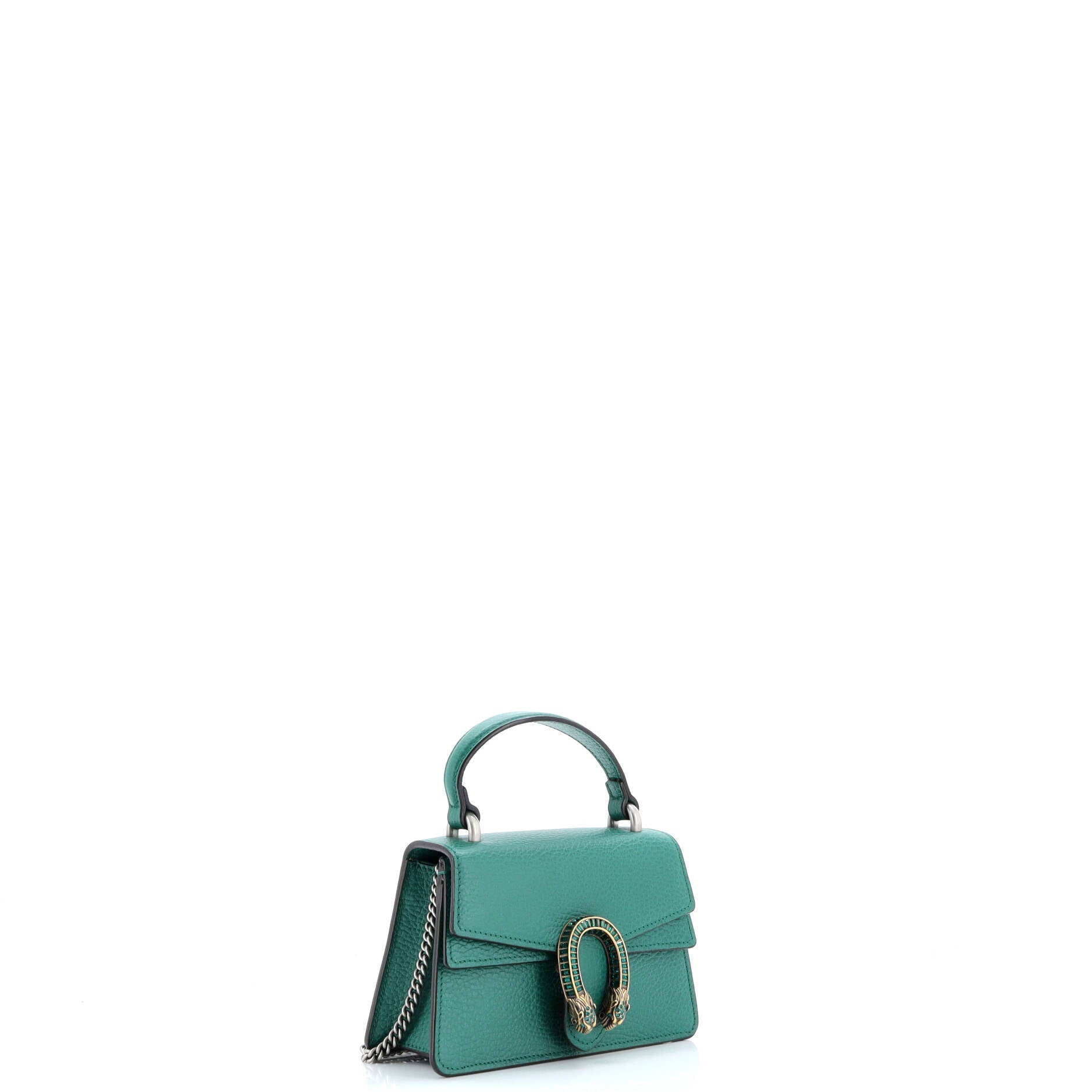 Dionysus Top Handle Bag Leather with Crystals Mini
