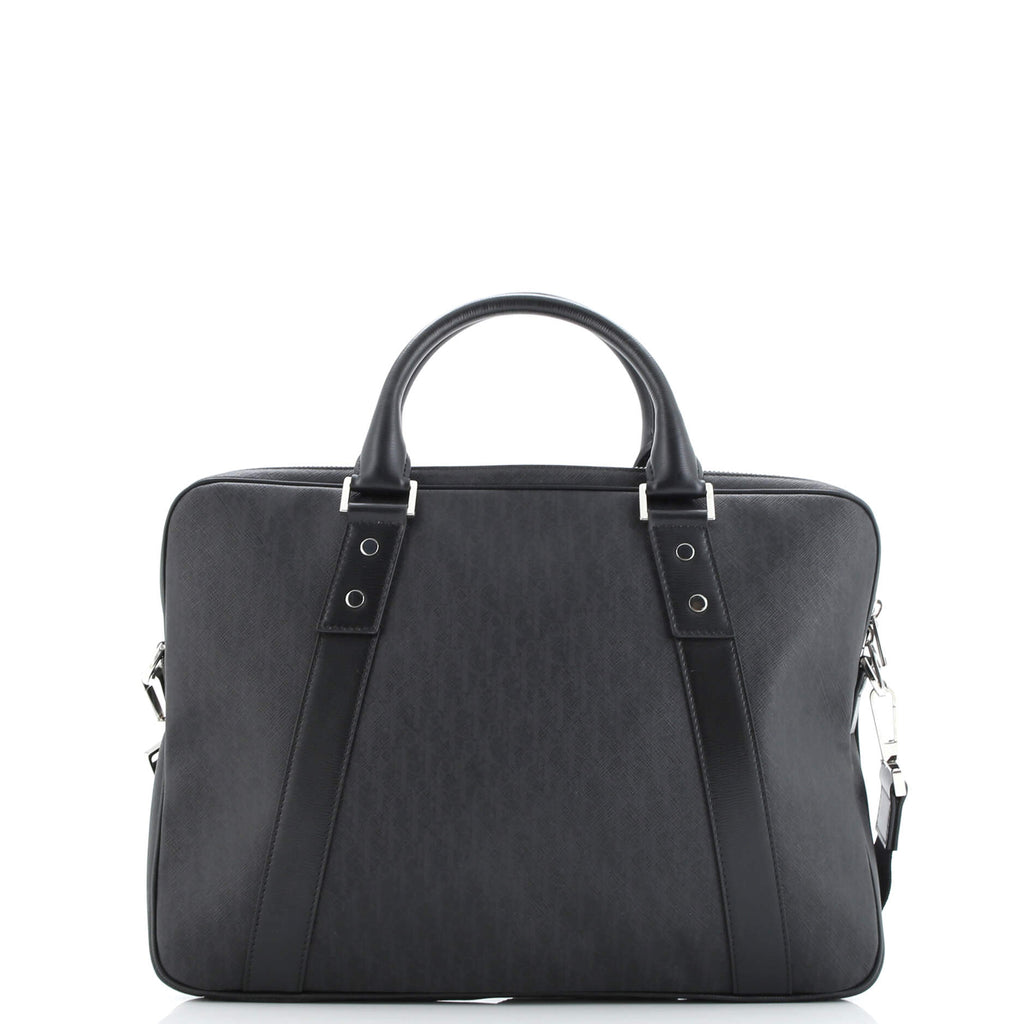 Homme Convertible Zip Slim Briefcase Leather Large