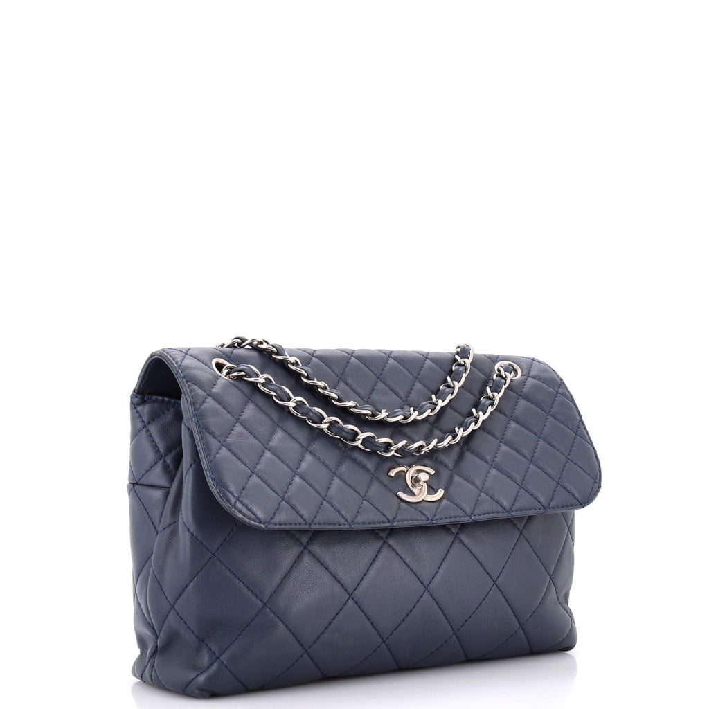 In The Business Flap Bag Quilted Calfskin Maxi