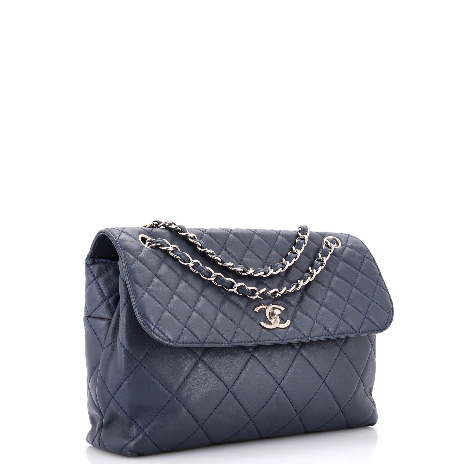 In The Business Flap Bag Quilted Calfskin Maxi