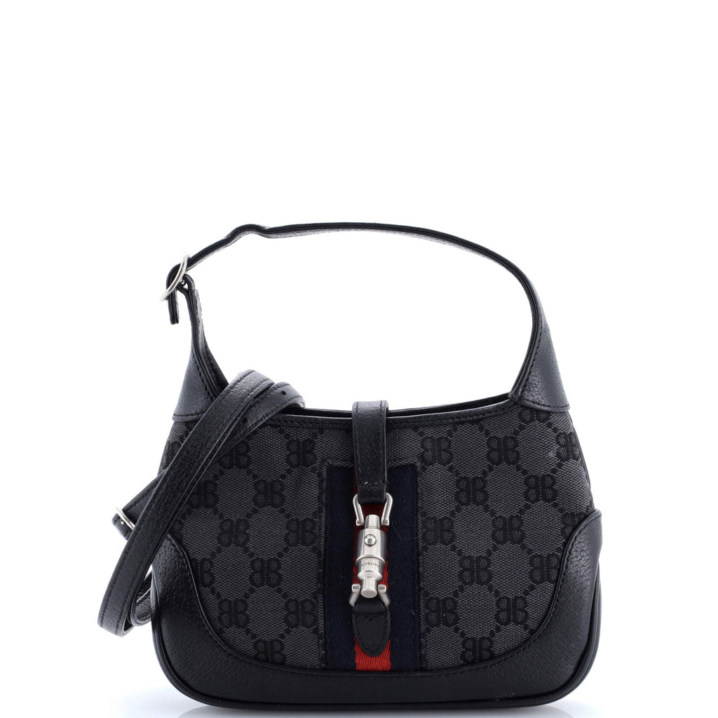 x Gucci The Hacker Project Jackie 1961 Hobo BB Canvas Mini
