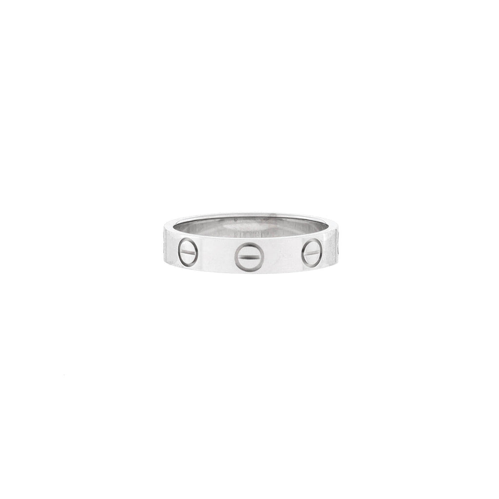 Love Wedding Band Ring Platinum