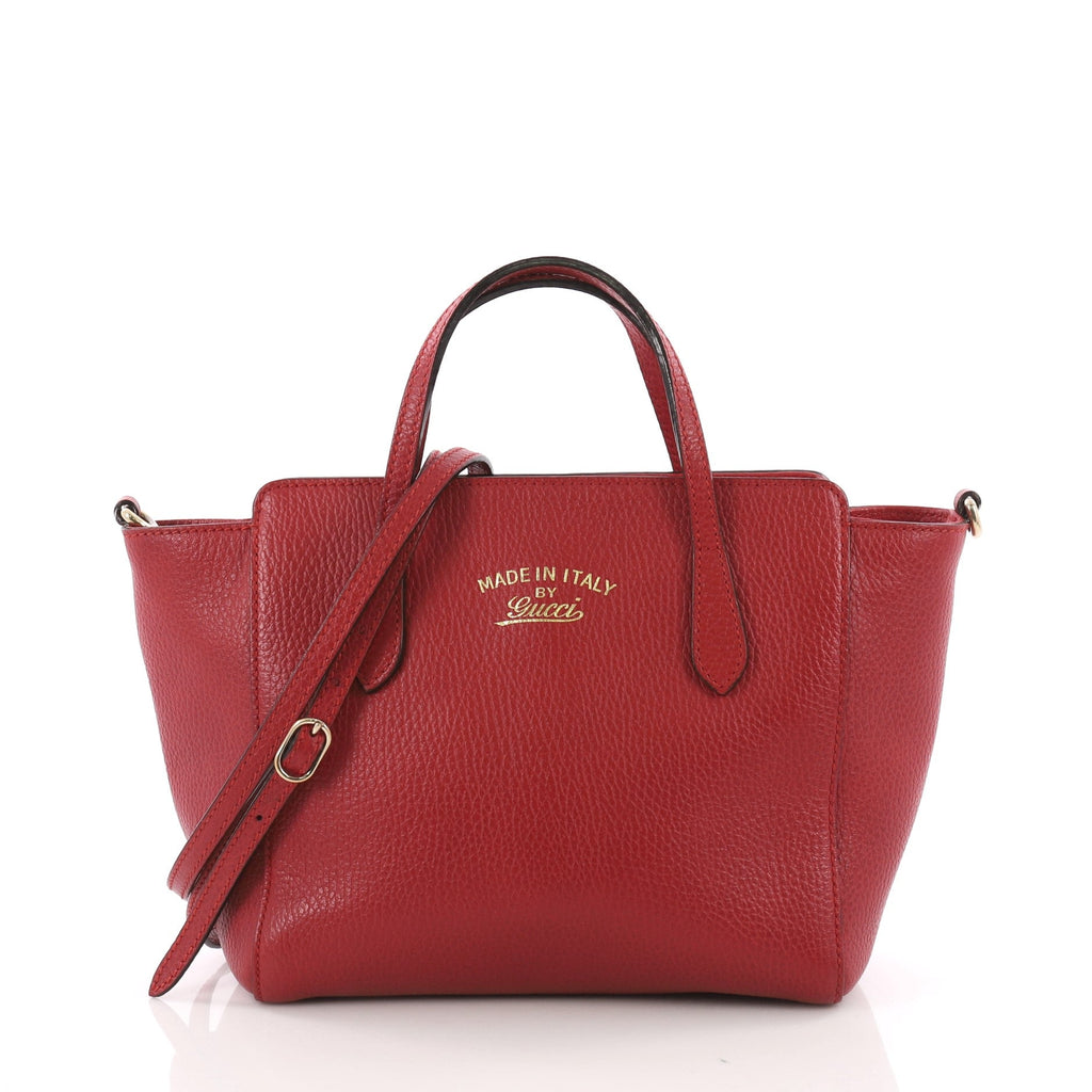 Swing Crossbody Bag Pebbled Leather Mini
