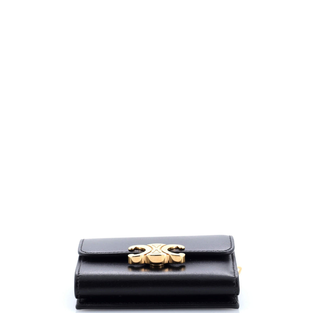 Triomphe Trifold Wallet Leather Small