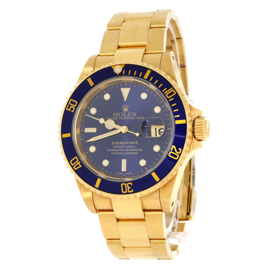 Oyster Perpetual Submariner Date Automatic Watch Yellow Gold 40