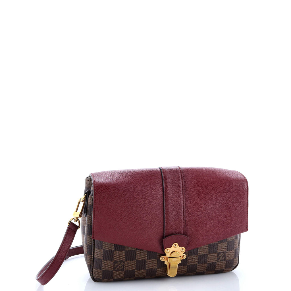 Clapton Handbag Damier and Leather PM