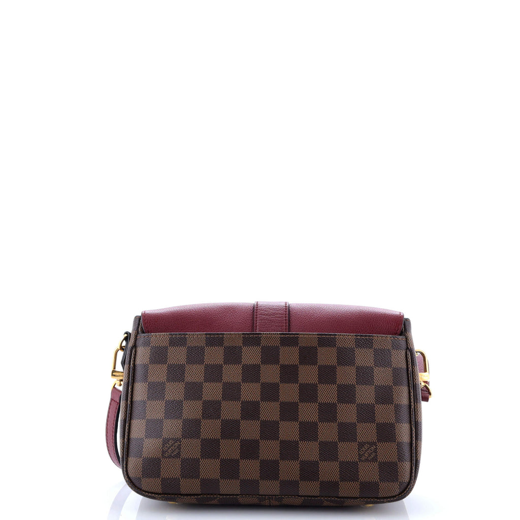Clapton Handbag Damier and Leather PM