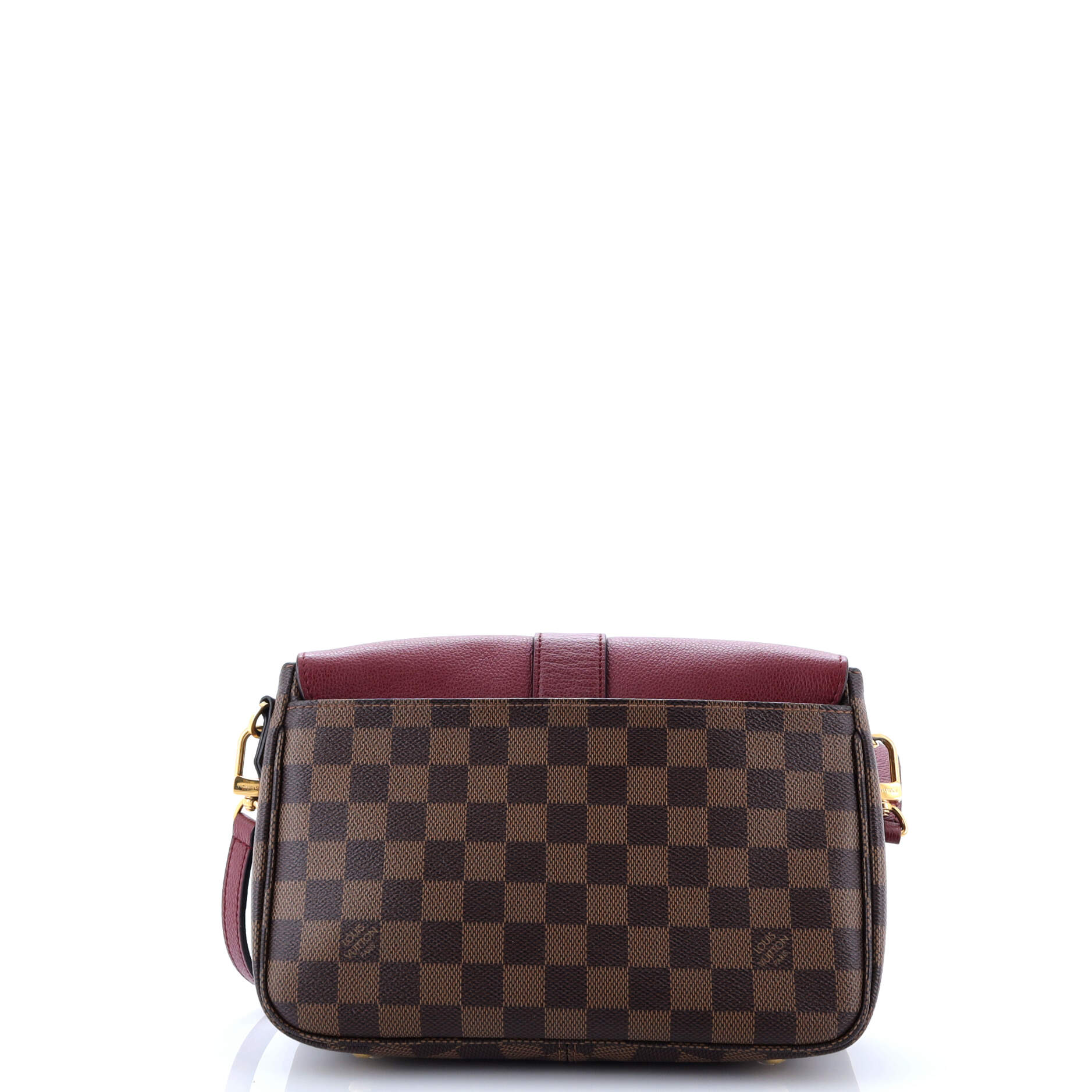 Clapton Handbag Damier and Leather PM