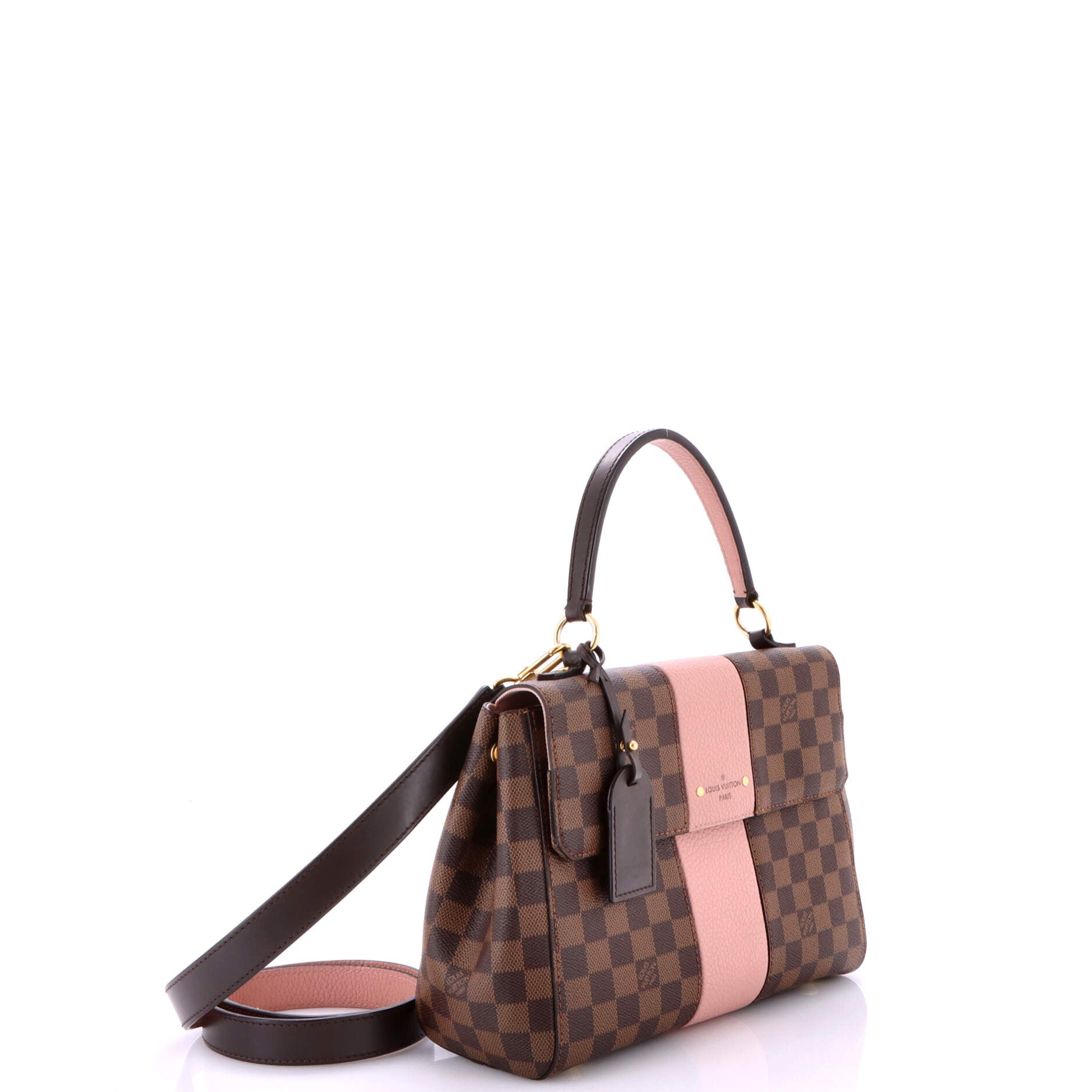 Bond Street Handbag Damier with Leather MM