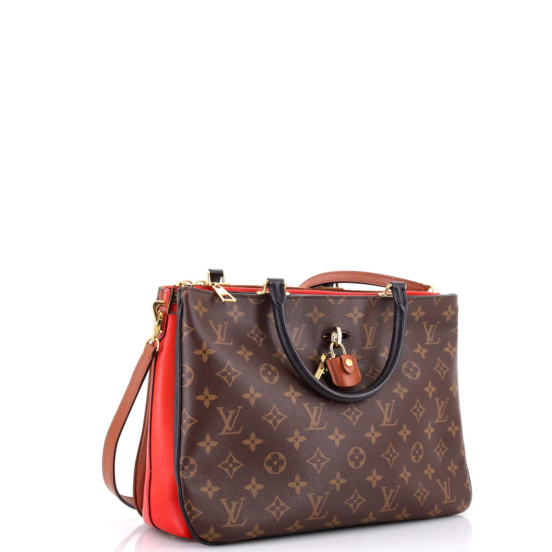 Millefeuille Handbag Monogram Canvas and Leather