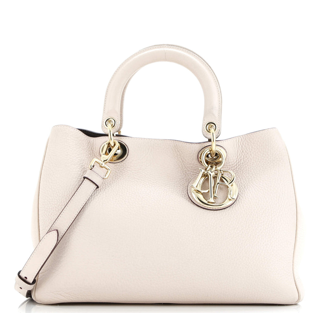 Diorissimo Tote Pebbled Leather Medium