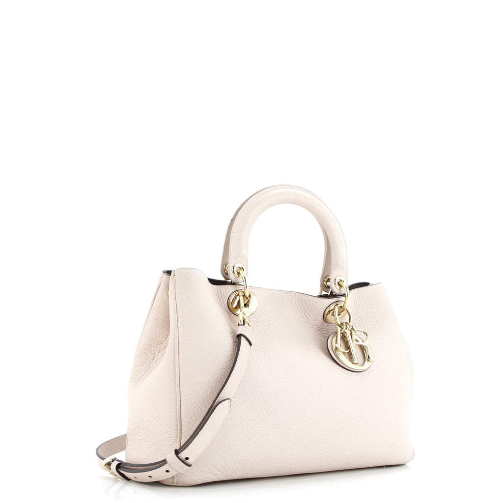 Diorissimo Tote Pebbled Leather Medium