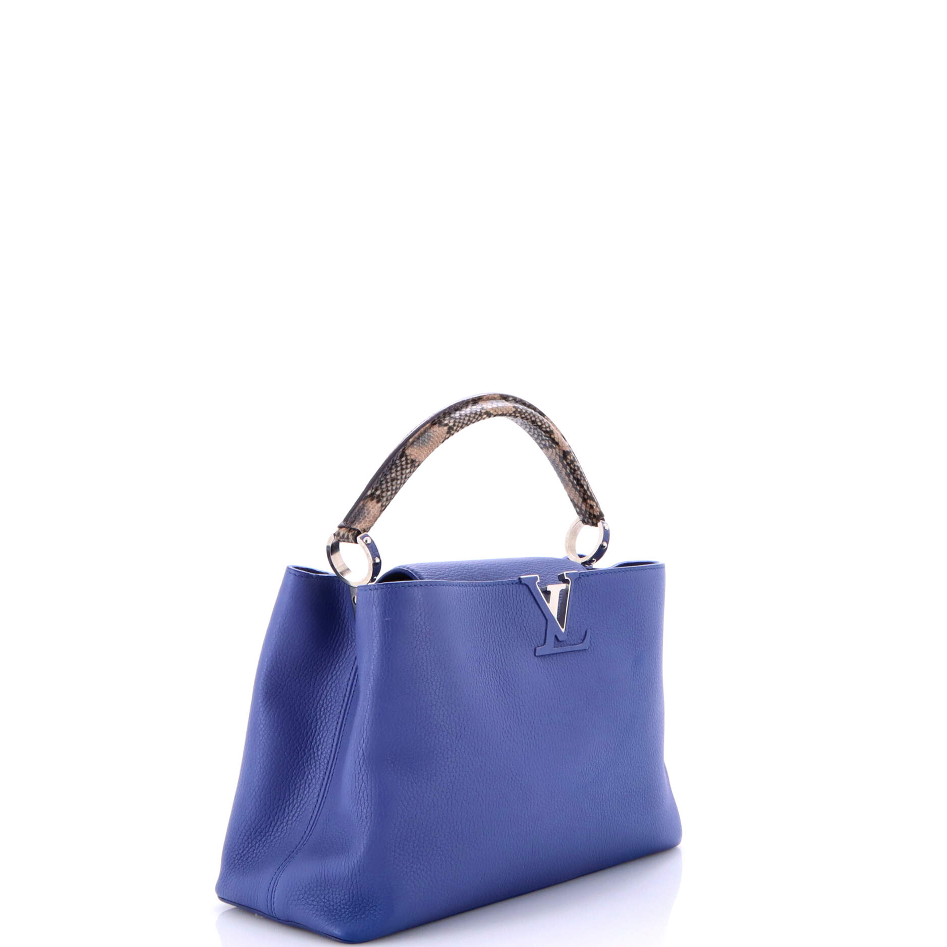 Capucines Bag Leather with Python MM
