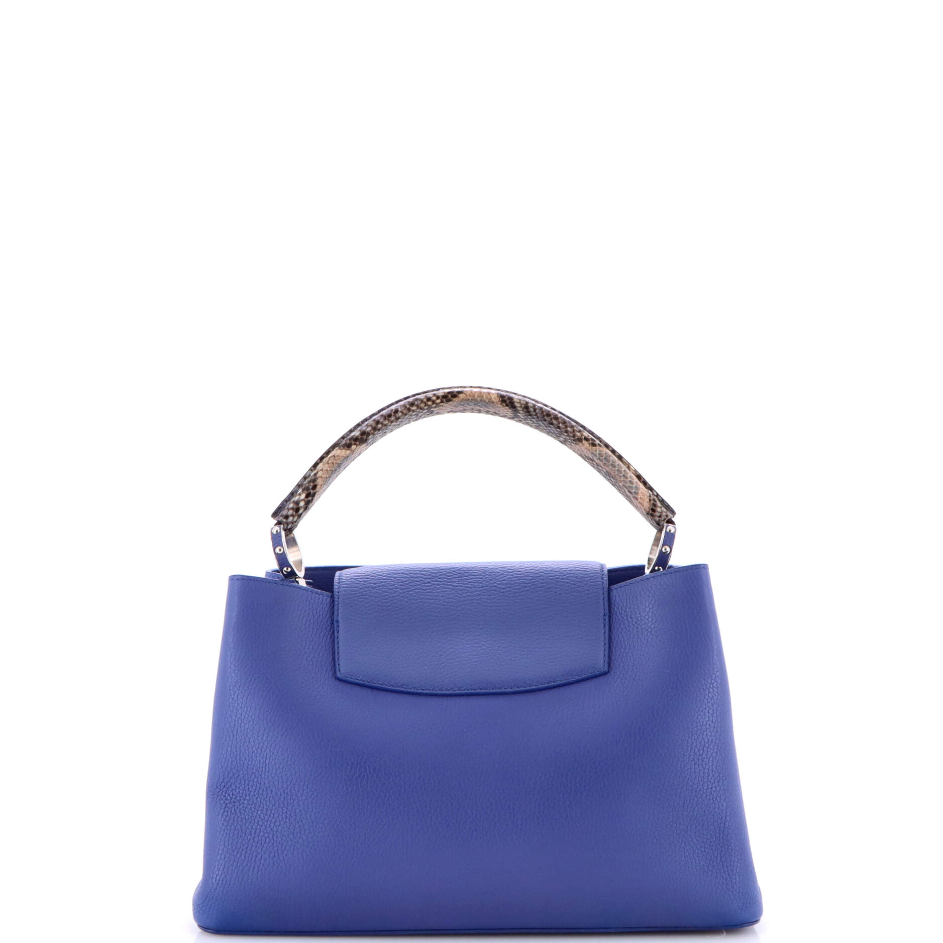 Capucines Bag Leather with Python MM