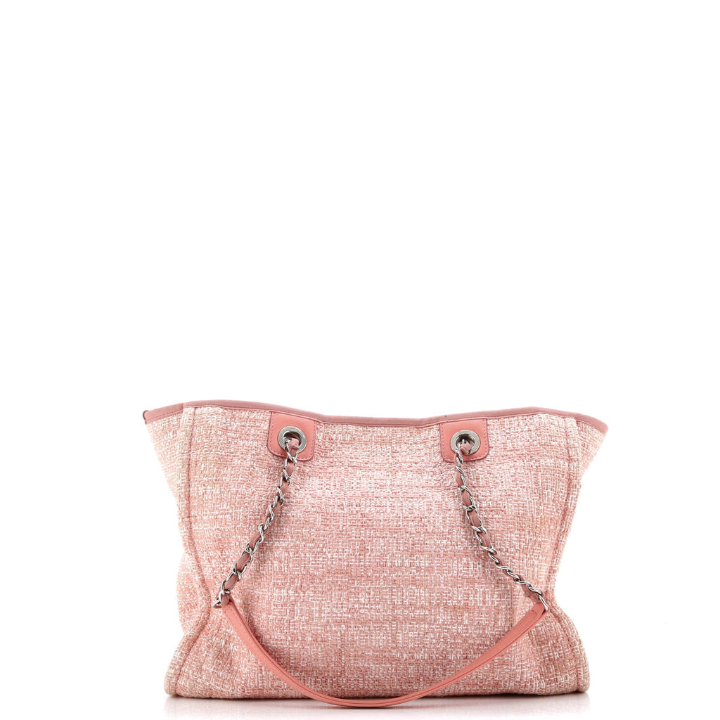 Deauville Tote Raffia with Glitter Detail Small