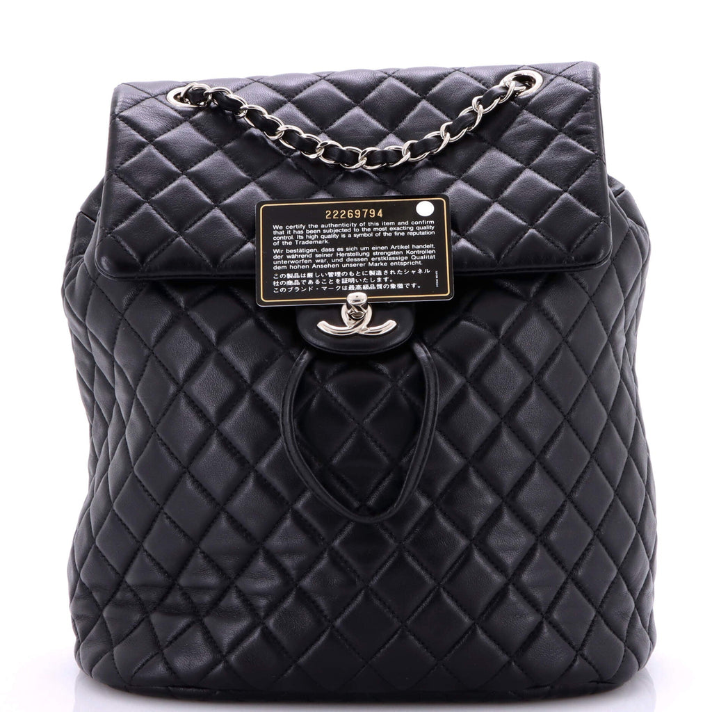 Urban Spirit Backpack Quilted Lambskin Large