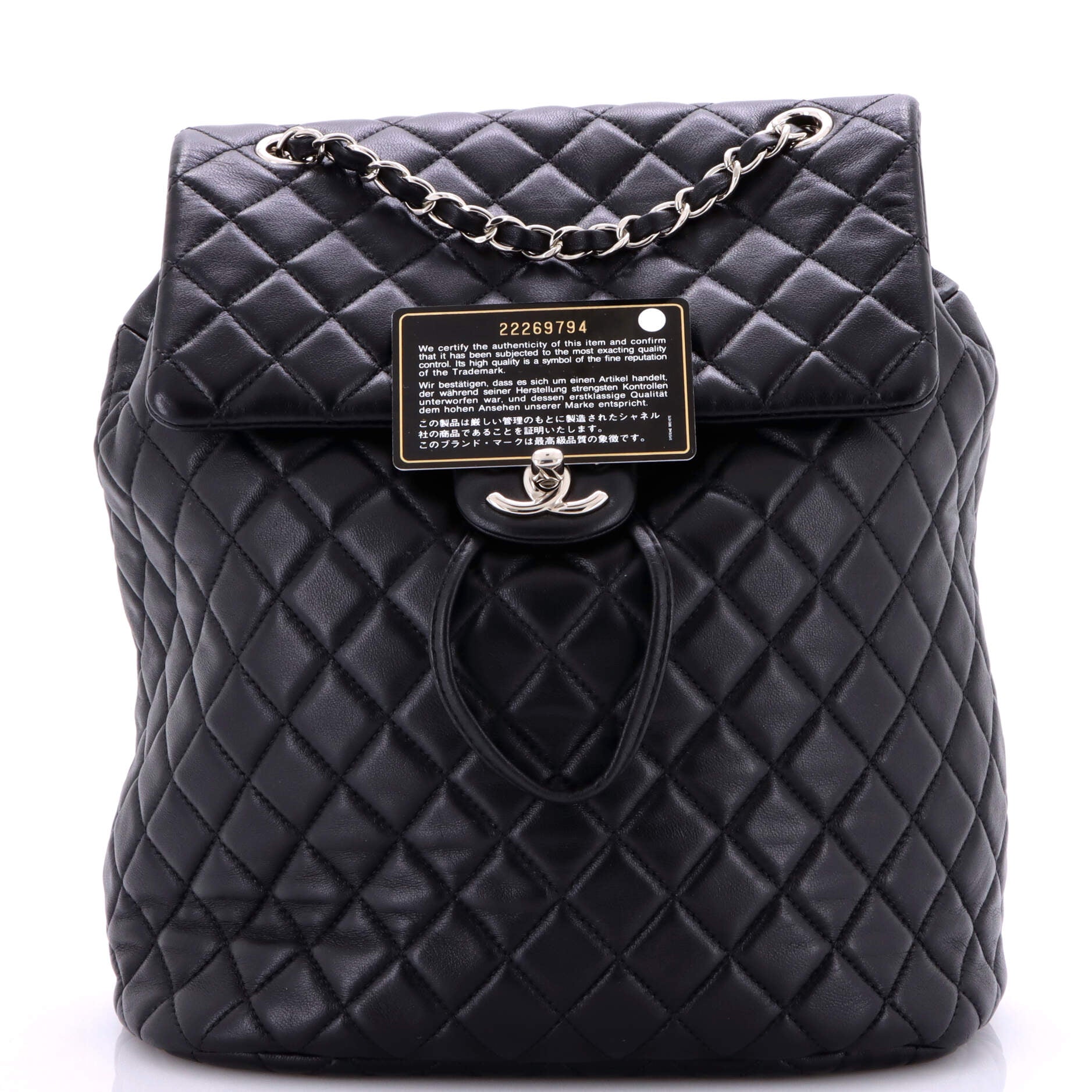 Urban Spirit Backpack Quilted Lambskin Large