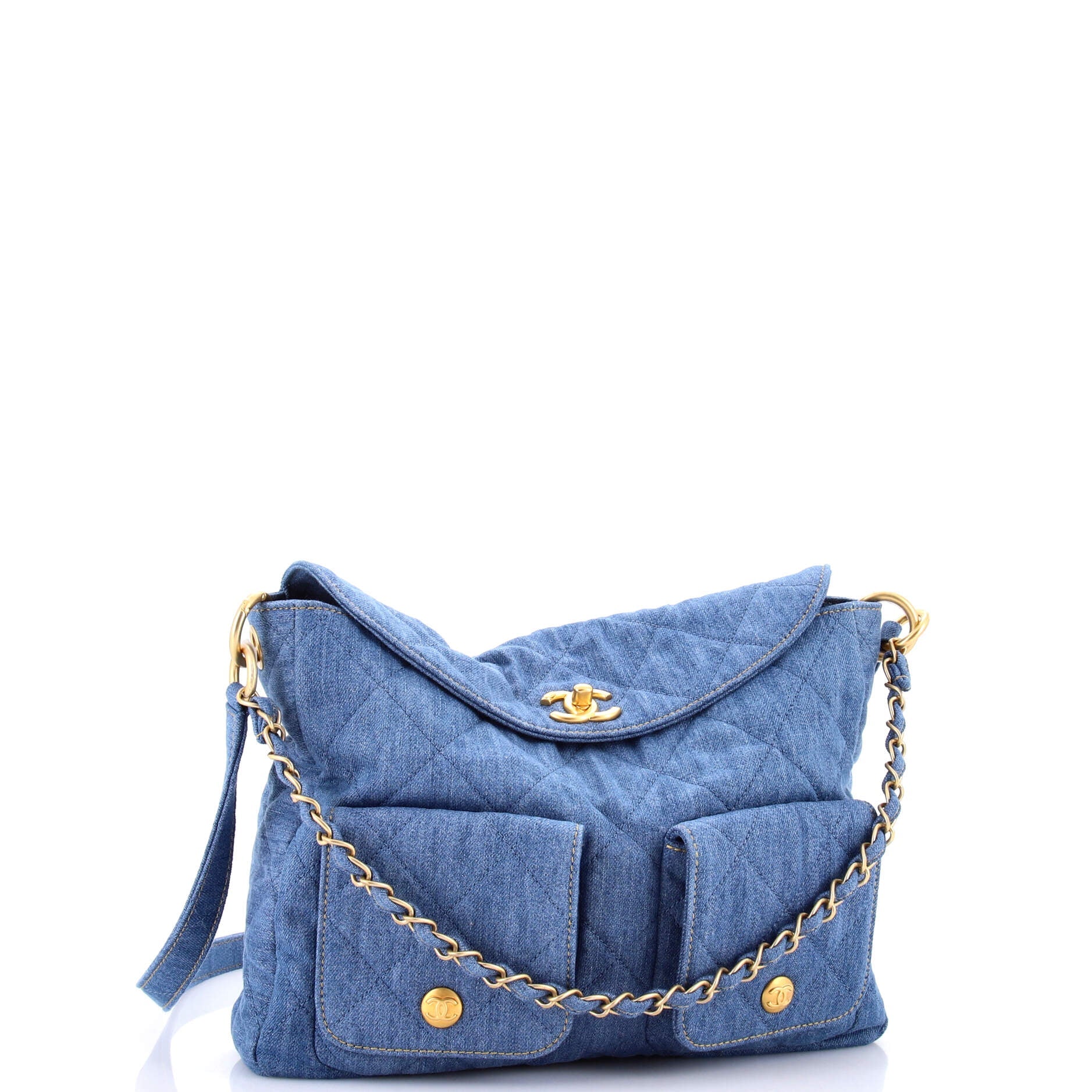 Supple Twins Hobo Quilted Denim
