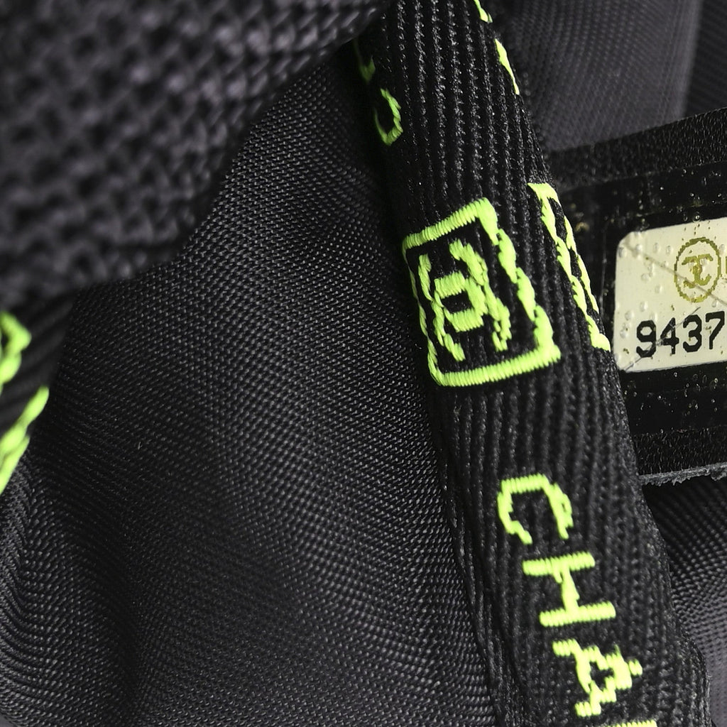 Nylon Sports Backpack Black
