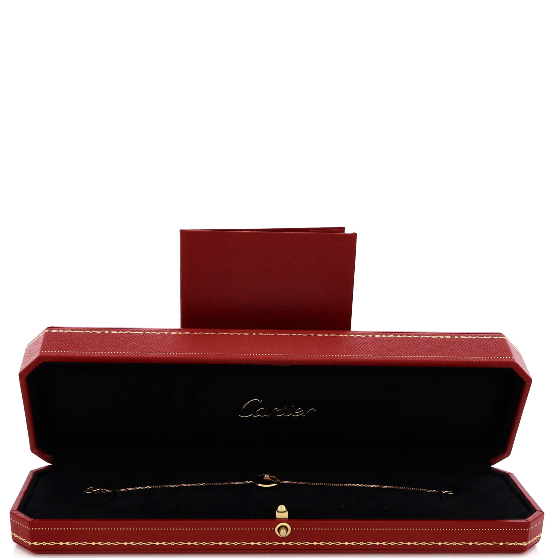 Amulette de Cartier Bracelet 18K Rose Gold with Diamond and Onyx XS