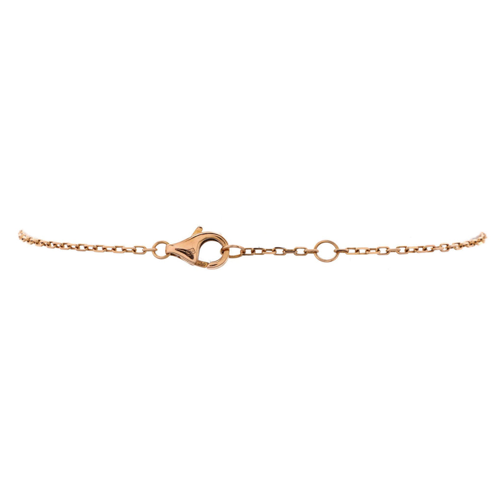 Trinity Diamond Chain Bracelet 18K Tricolor Gold and Diamond