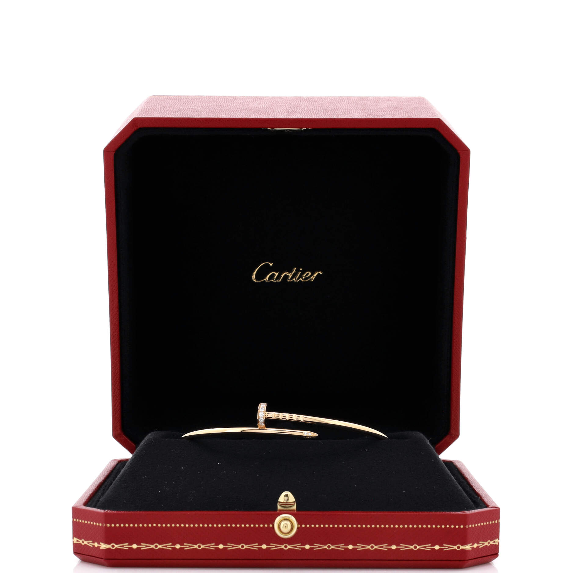 Juste un Clou Bracelet 18K Yellow Gold with Diamonds Small