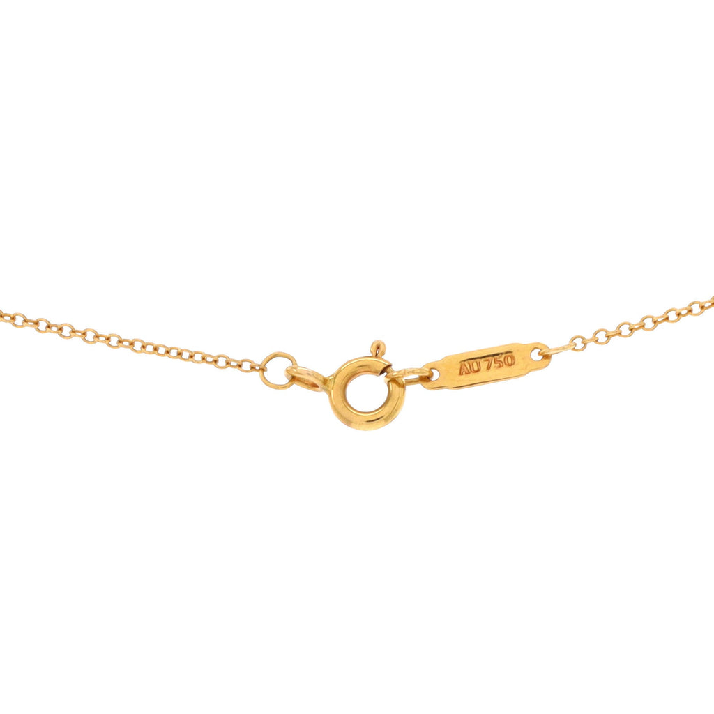 Cross Pendant Necklace 18K Yellow Gold with Diamonds Small