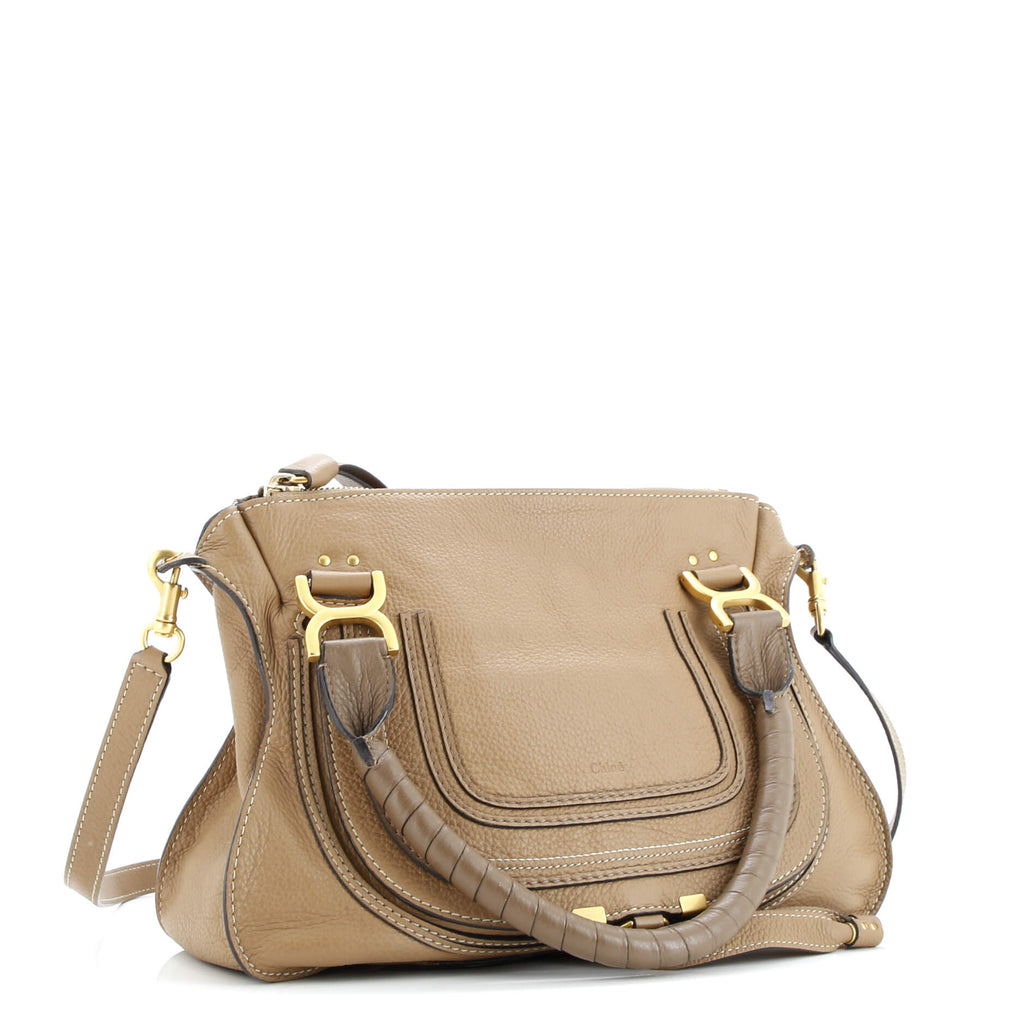 Marcie Satchel Leather Medium