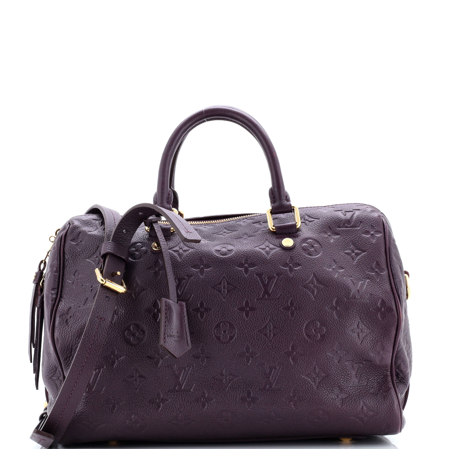 Speedy Bandouliere Bag Monogram Empreinte Leather 30