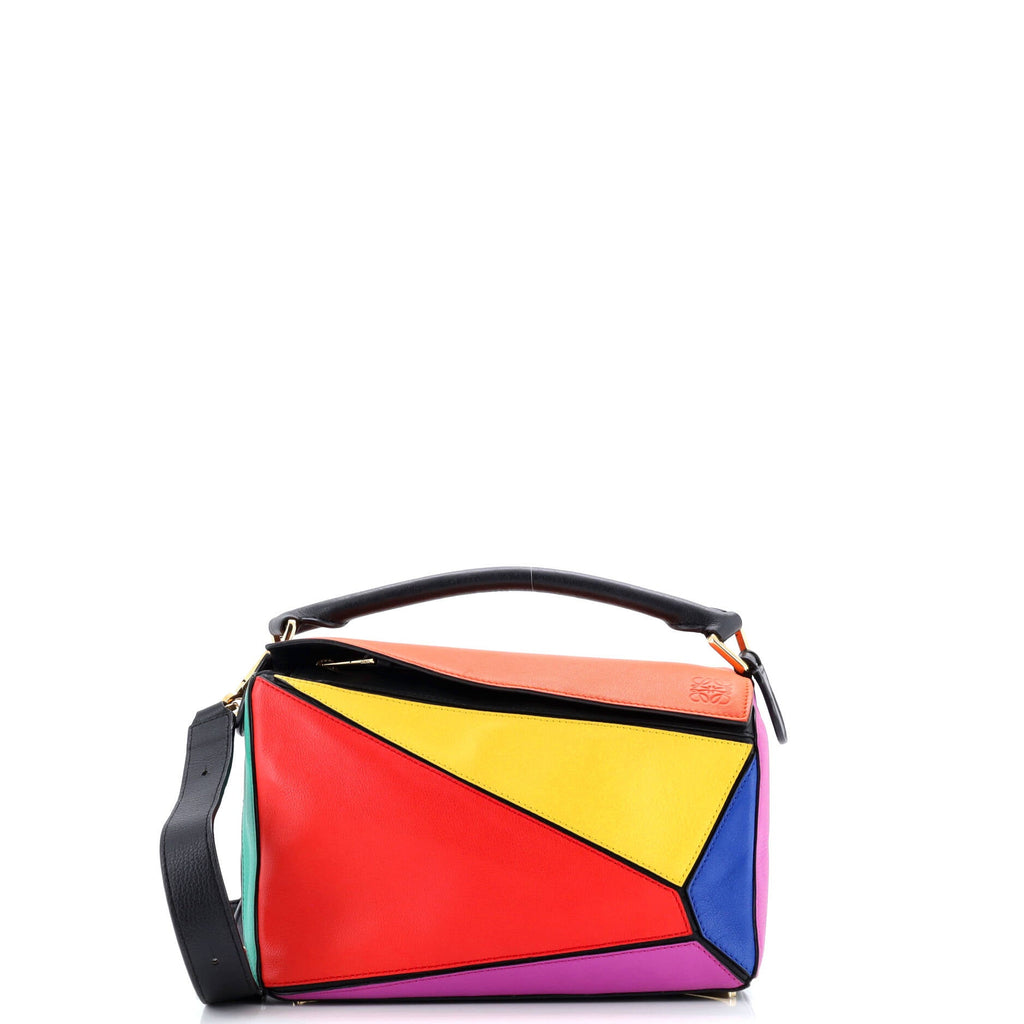 Puzzle Bag Leather Small