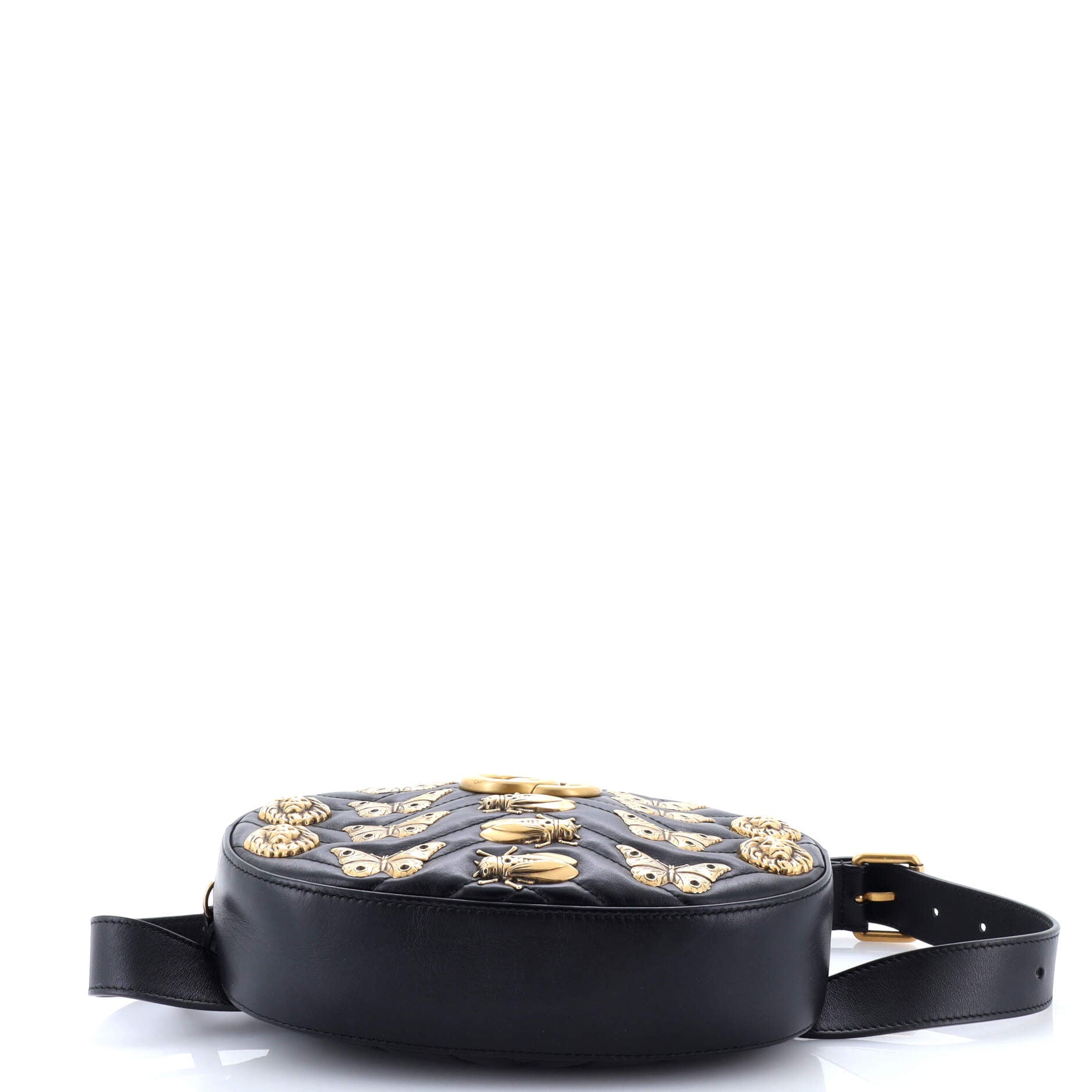 GG Marmont Belt Bag Embellished Matelasse Leather